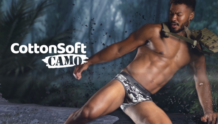 Slipy AussieBum CottonSoft 2.0 Camo Black2 - kópia_729px